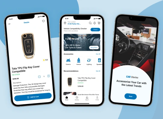 Ecommerce Car Accessories App Development