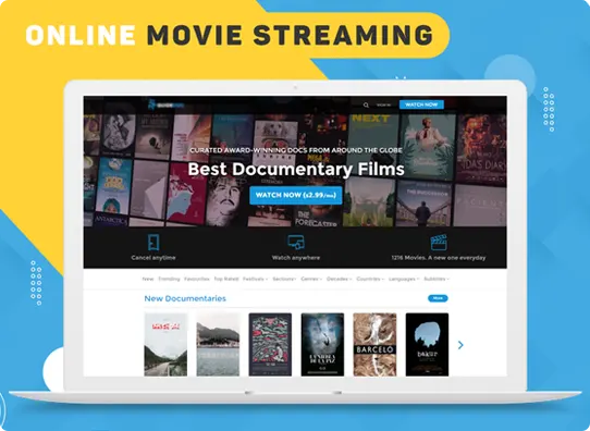 Movie streaming mobile app development